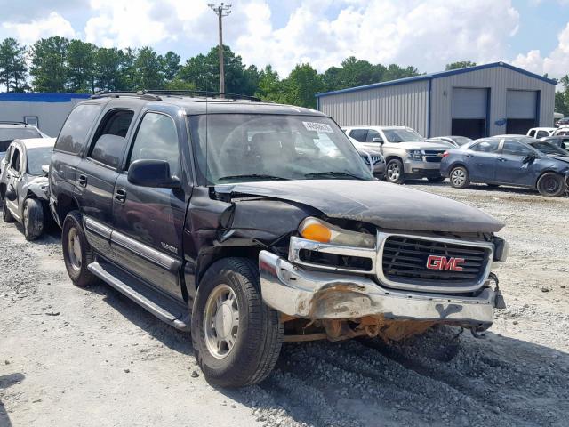 1GKEC13T21J192255 - 2001 GMC YUKON BLACK photo 1