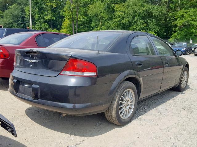 1C3EL46X15N590183 - 2005 CHRYSLER SEBRING BLACK photo 4