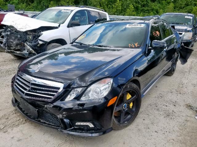 WDDHF9AB8BA299231 - 2011 MERCEDES-BENZ E 550 4MAT BLACK photo 2