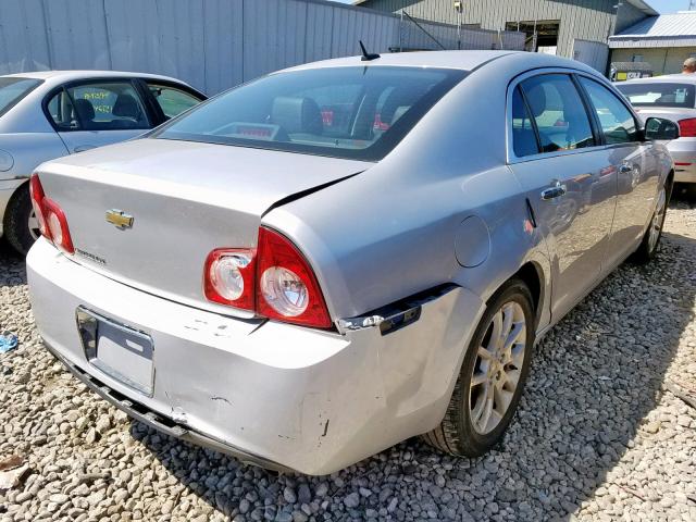 1G1ZE5E73BF106446 - 2011 CHEVROLET MALIBU LTZ 银色 照片 4