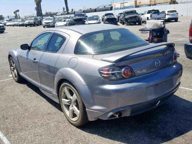 JM1FE17N040138548 - 2004 MAZDA RX8 GRAY photo 3