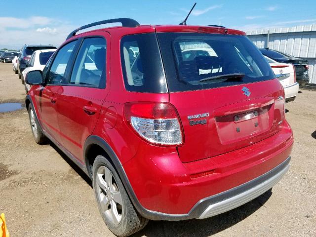 JS2YB5A37C6301469 - 2012 SUZUKI SX4 RED photo 3