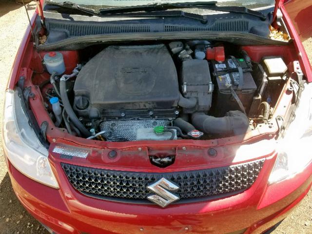 JS2YB5A37C6301469 - 2012 SUZUKI SX4 RED photo 7