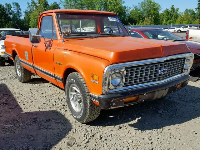 CCE242Z123574 - 1972 CHEVROLET C20 ORANGE photo 1