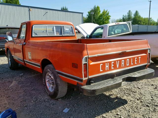 CCE242Z123574 - 1972 CHEVROLET C20 ORANGE photo 3