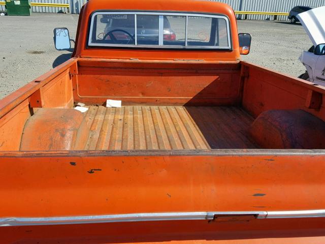 CCE242Z123574 - 1972 CHEVROLET C20 ORANGE photo 6