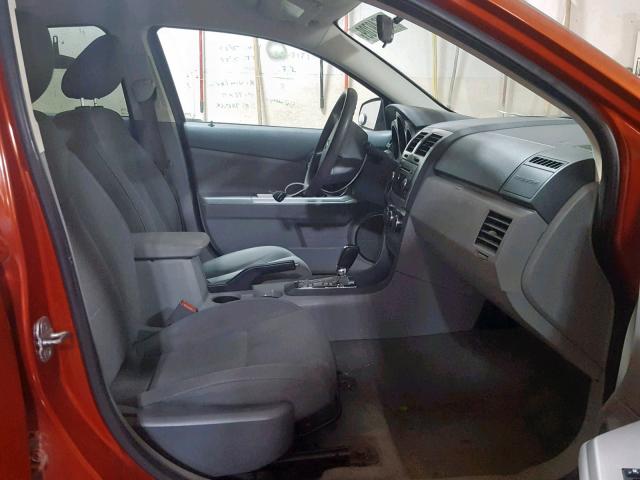 1B3LC56R28N105033 - 2008 DODGE AVENGER SX ORANGE photo 5