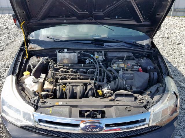 1FAHP36N19W244579 - 2009 FORD FOCUS SES BLACK photo 7