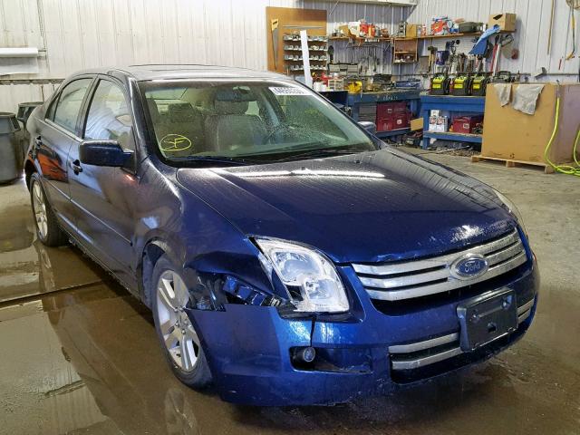 3FAHP08146R237195 - 2006 FORD FUSION SEL BLUE photo 1