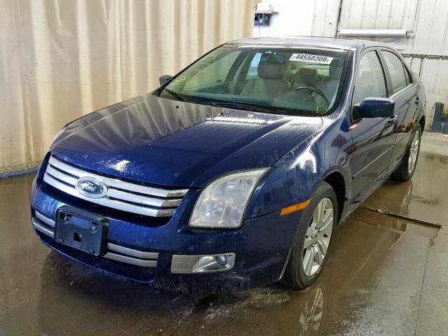 3FAHP08146R237195 - 2006 FORD FUSION SEL BLUE photo 2