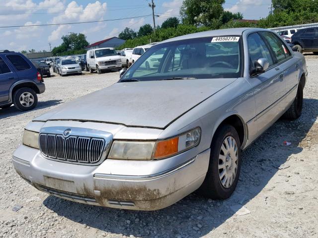 2MEFM75W6WX625872 - 1998 MERCURY GRAND MARQ SILVER photo 2