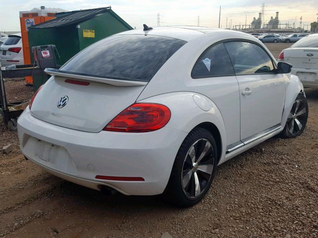 3VWVA7AT3CM654901 - 2012 VOLKSWAGEN BEETLE TUR WHITE photo 4