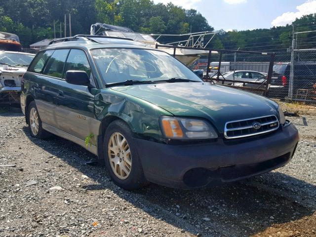 4S3BH806917621346 - 2001 SUBARU LEGACY OUT GREEN photo 1