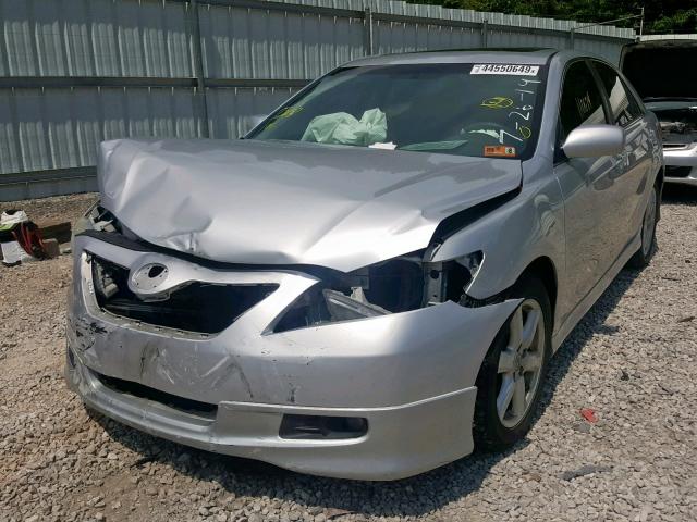 4T1BE46K07U669846 - 2007 TOYOTA CAMRY NEW SILVER photo 2