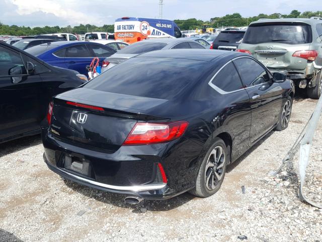 1HGCT1B36GA010295 - 2016 HONDA ACCORD LX- BLACK photo 4