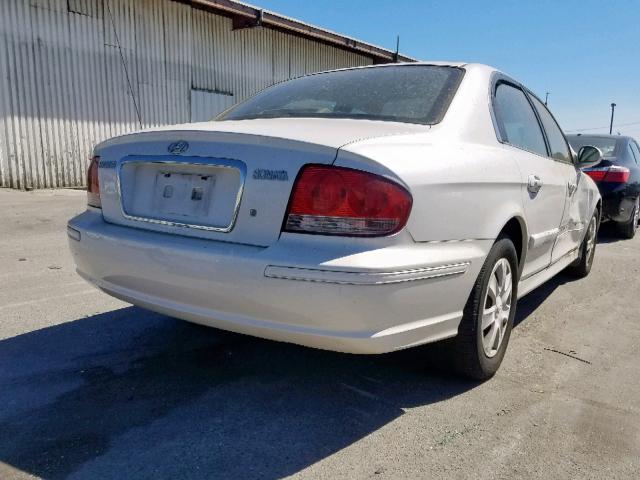 KMHWF25S93A782971 - 2003 HYUNDAI SONATA GL WHITE photo 4