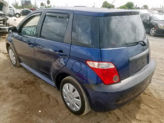 JTKKT624360139883 - 2006 TOYOTA SCION XA BLUE photo 3