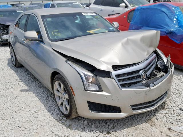 1G6AB5RX1E0101585 - 2014 CADILLAC ATS LUXURY GOLD photo 1