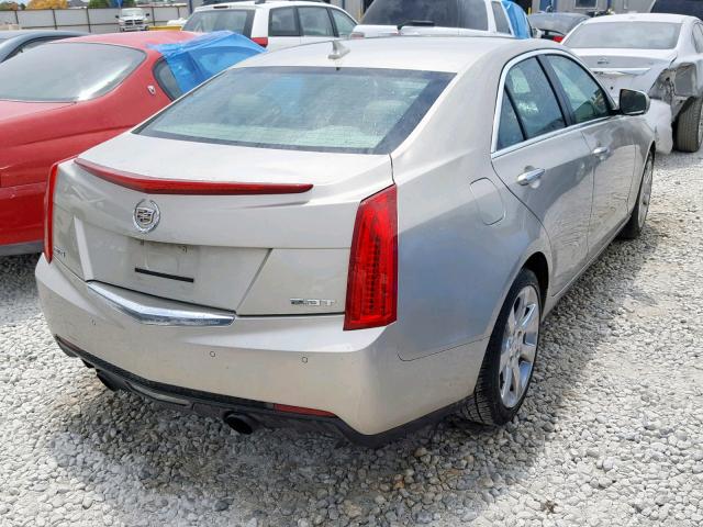 1G6AB5RX1E0101585 - 2014 CADILLAC ATS LUXURY GOLD photo 4