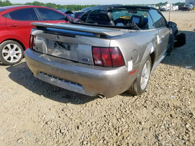 1FAFP45X12F139630 - 2002 FORD MUSTANG GT GRAY photo 4