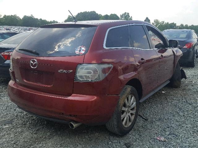 JM3ER2W5XA0319053 - 2010 MAZDA CX-7 BURGUNDY photo 4