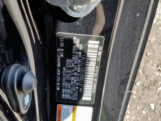 JF1ZNAA16D1721743 - 2013 TOYOTA SCION FR-S BLACK photo 10