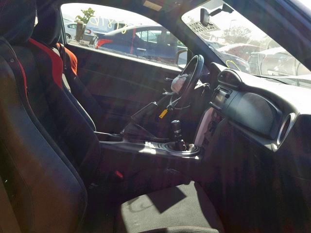 JF1ZNAA16D1721743 - 2013 TOYOTA SCION FR-S BLACK photo 5