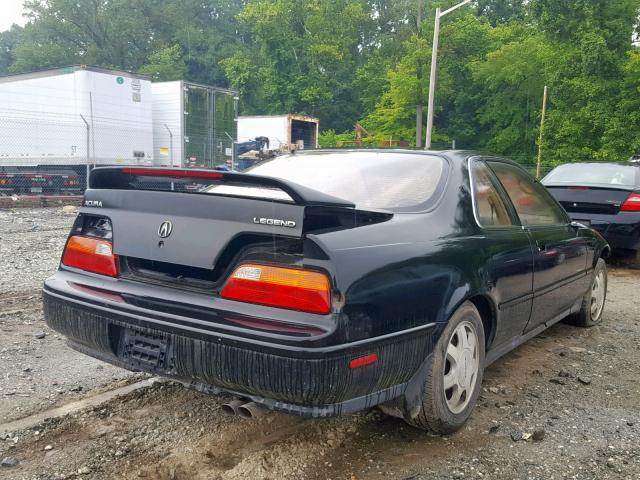 JH4KA8278NC006793 - 1992 ACURA LEGEND LS შავი ფოტო 4