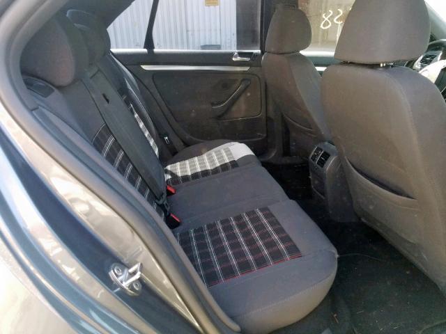 3VWBJ71K48M134840 - 2008 VOLKSWAGEN GLI ნაცრისფერი ფოტო 6