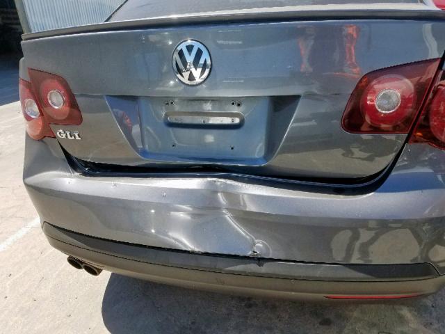 3VWBJ71K48M134840 - 2008 VOLKSWAGEN GLI ნაცრისფერი ფოტო 9