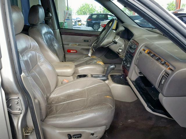 1J4GX58S61C563772 - 2001 JEEP GRAND CHER GRAY photo 5