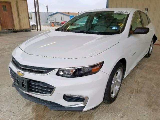 1G1ZC5ST4HF236669 - 2017 CHEVROLET MALIBU LS WHITE photo 2