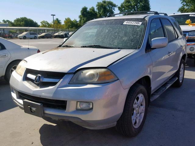 2HNYD18984H531488 - 2004 ACURA MDX TOURIN SILVER photo 2