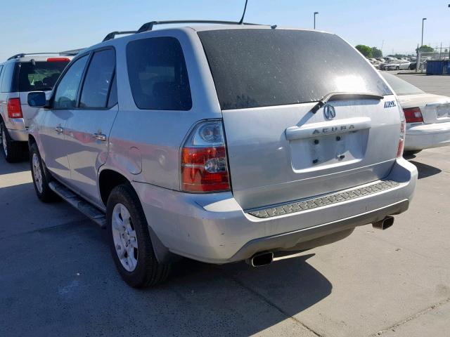 2HNYD18984H531488 - 2004 ACURA MDX TOURIN SILVER photo 3