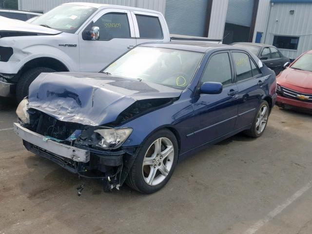 JTHBD192540090533 - 2004 LEXUS IS 300 BLUE photo 2