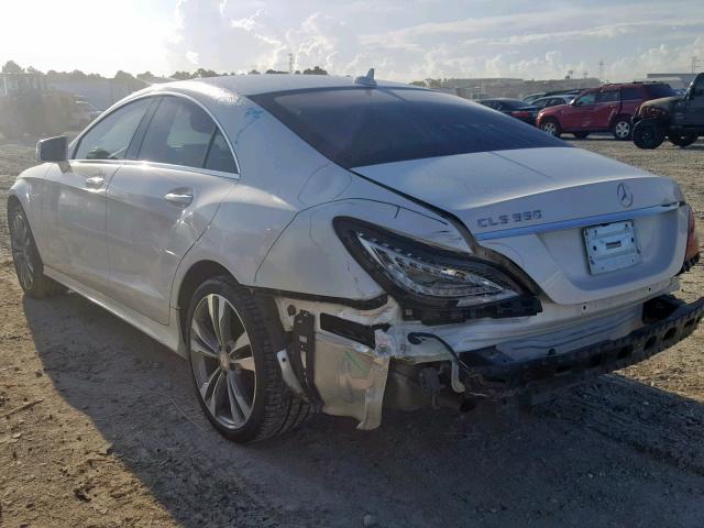 WDDLJ7DB7FA149528 - 2015 MERCEDES-BENZ CLS 550 WHITE photo 3