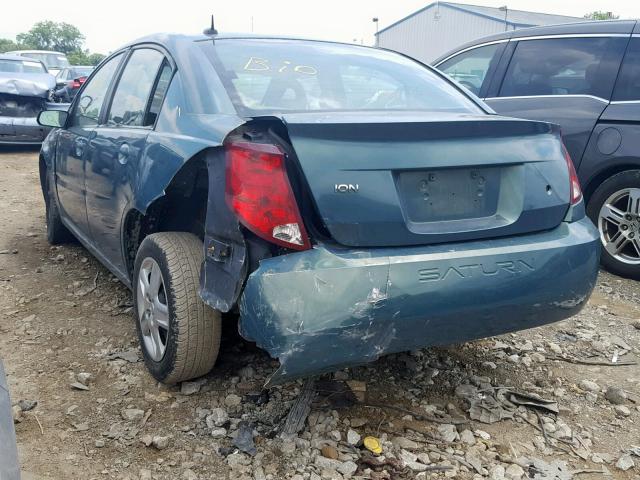 1G8AJ55F07Z180799 - 2007 SATURN ION LEVEL GREEN photo 3