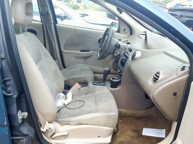 1G8AJ55F07Z180799 - 2007 SATURN ION LEVEL GREEN photo 5