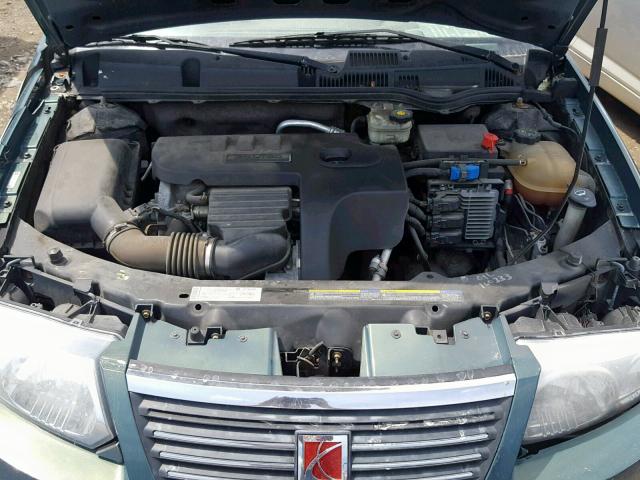 1G8AJ55F07Z180799 - 2007 SATURN ION LEVEL GREEN photo 7