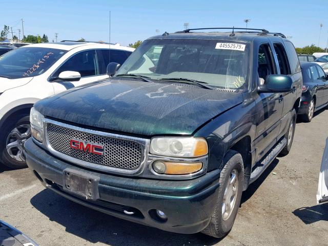 1GKEK63U13J302207 - 2003 GMC YUKON DENA GREEN photo 2