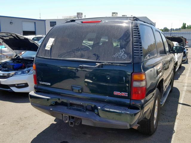 1GKEK63U13J302207 - 2003 GMC YUKON DENA GREEN photo 4