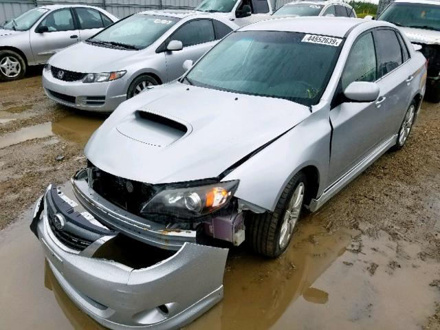 JF1GE75658G509290 - 2008 SUBARU IMPREZA WR SILVER photo 2