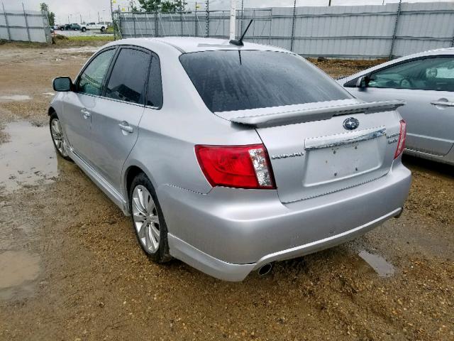 JF1GE75658G509290 - 2008 SUBARU IMPREZA WR SILVER photo 3