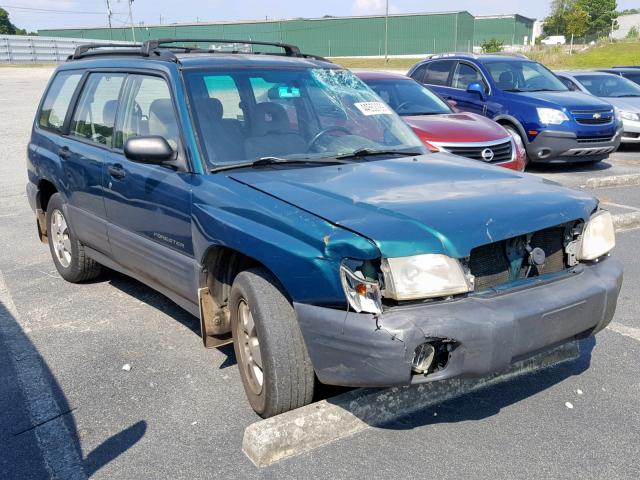 JF1SF63581H722441 - 2001 SUBARU FORESTER L GREEN photo 1