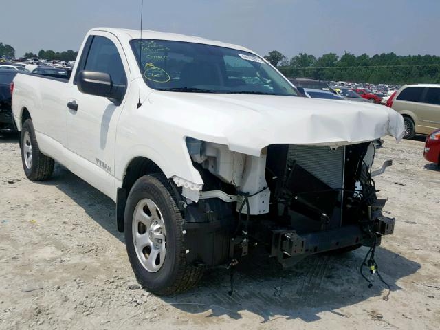 1N6AA1R74JN504513 - 2018 NISSAN TITAN S WHITE photo 1