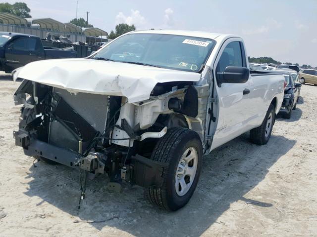 1N6AA1R74JN504513 - 2018 NISSAN TITAN S WHITE photo 2