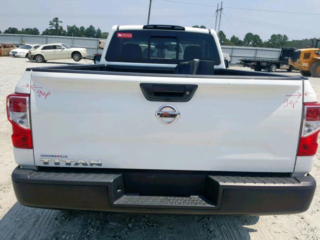 1N6AA1R74JN504513 - 2018 NISSAN TITAN S WHITE photo 6