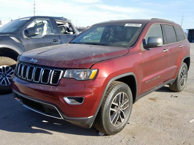 1C4RJFBG9KC674568 - 2019 JEEP GRAND CHER RED photo 2