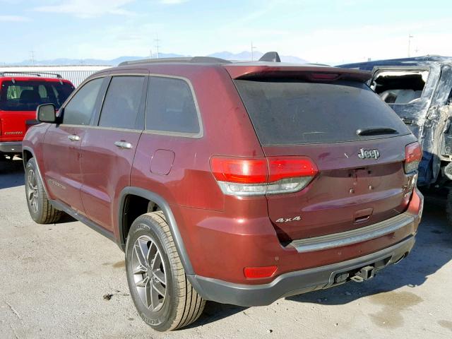 1C4RJFBG9KC674568 - 2019 JEEP GRAND CHER RED photo 3