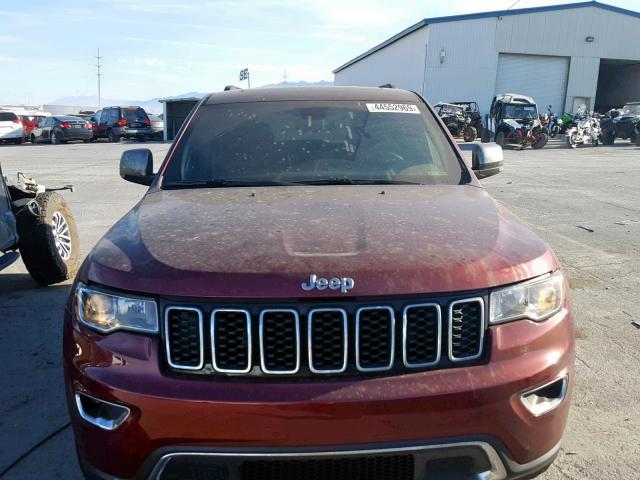 1C4RJFBG9KC674568 - 2019 JEEP GRAND CHER RED photo 9
